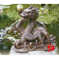 Bronze dragon water fountain for sale